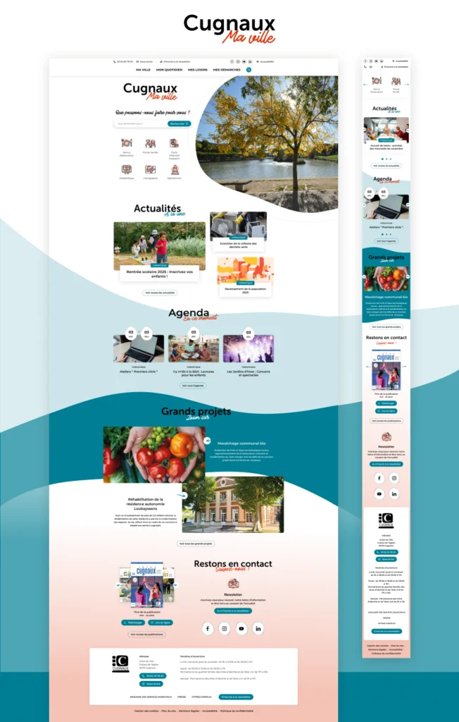 Capture du site Cugnaux