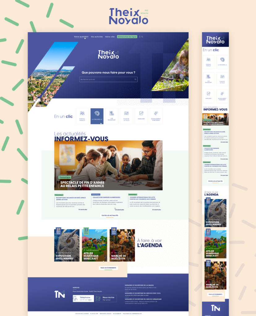Capture du site Theix-Noyalo