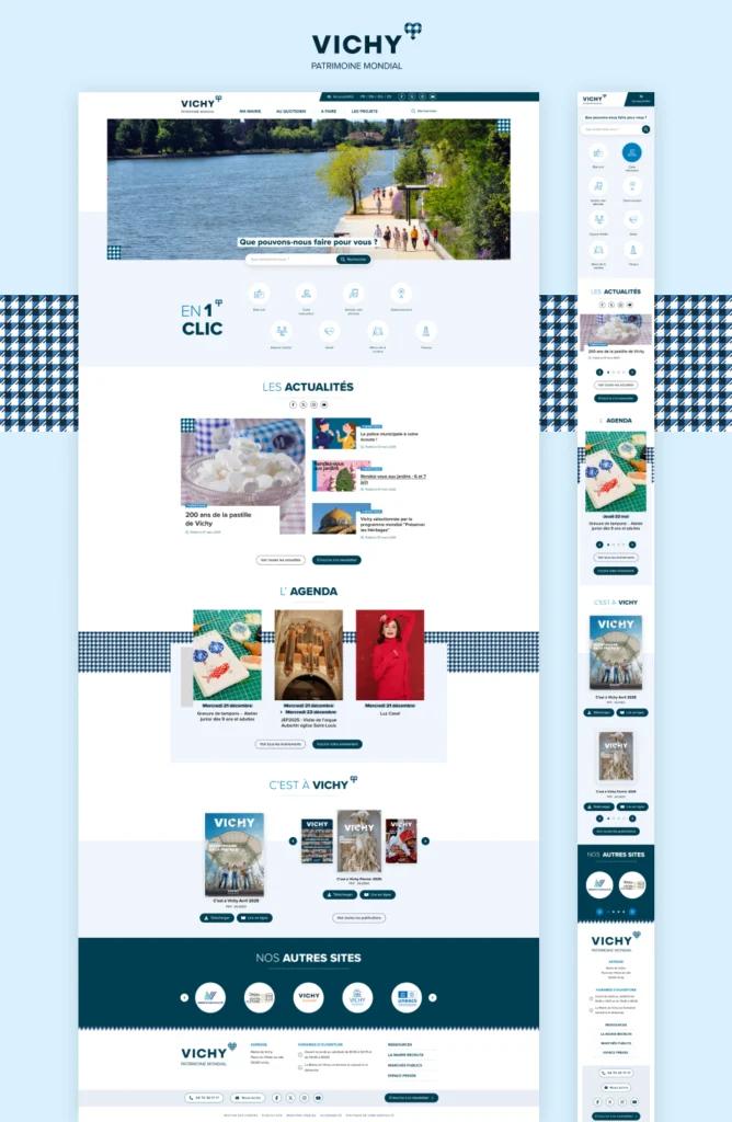 Capture du site Vichy